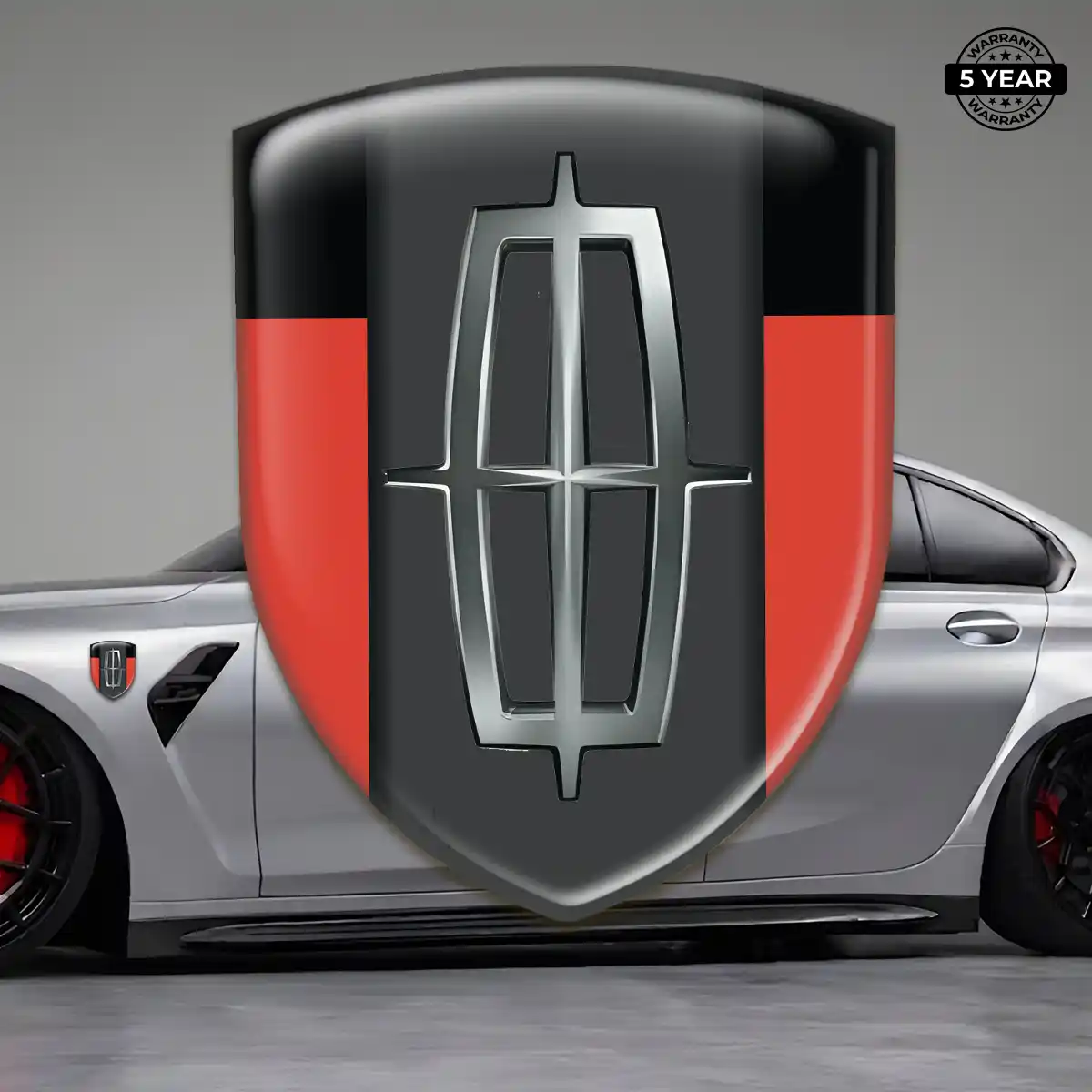 Lincoln Silicone Badge Sleek Style