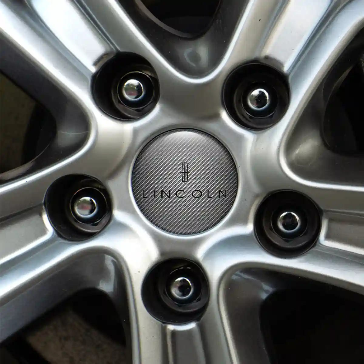 Lincoln Silicone Emblem Self-Adhesive Refined Design