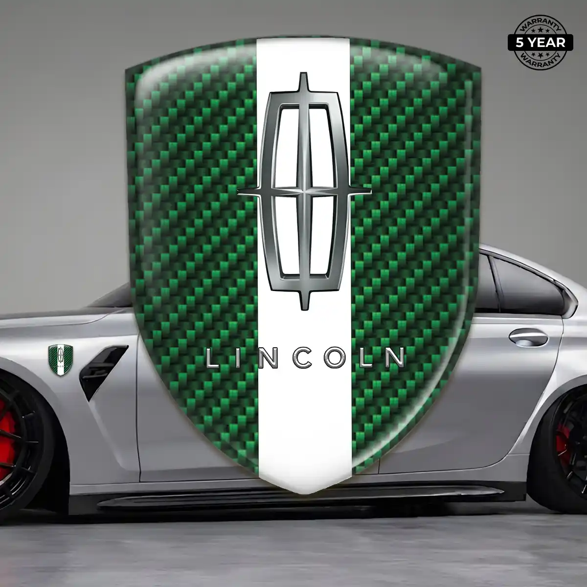 Lincoln Sticker Sleek Style