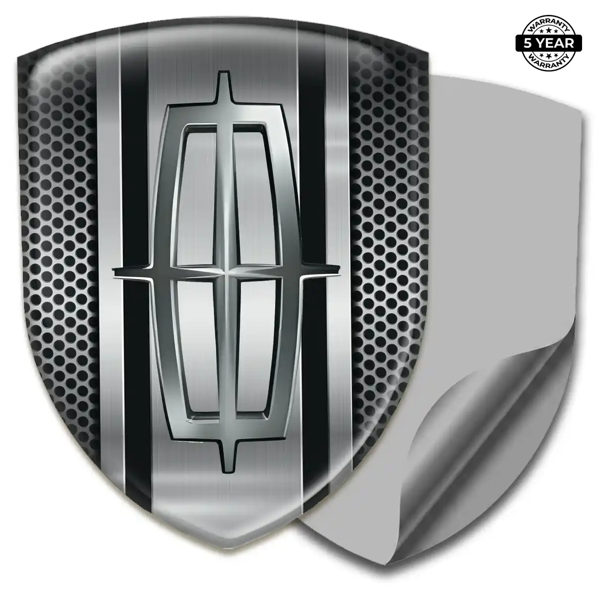 Lincoln Vehicle Logo Sticker Refined Design