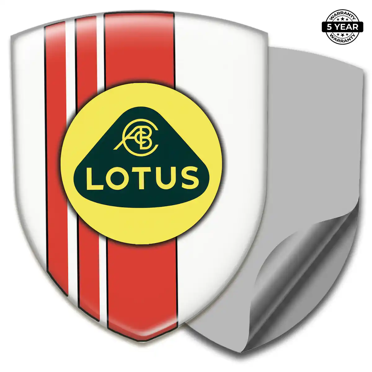 Lotus 3D Badge Sticker Cabin Style