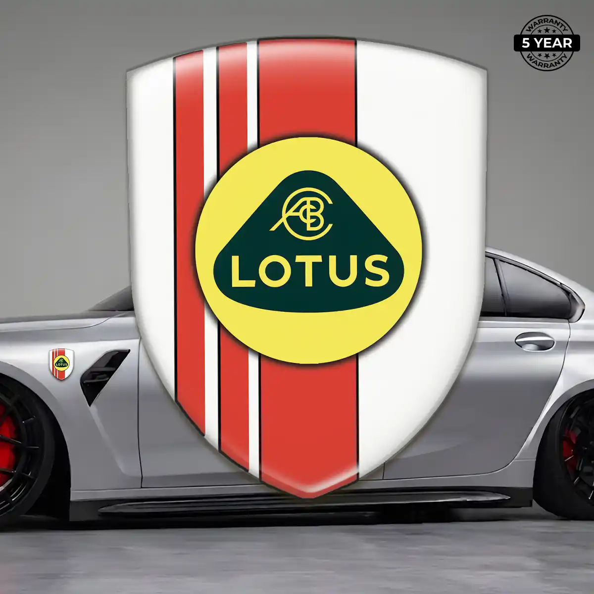 Lotus 3D Badge Sticker Cabin Style