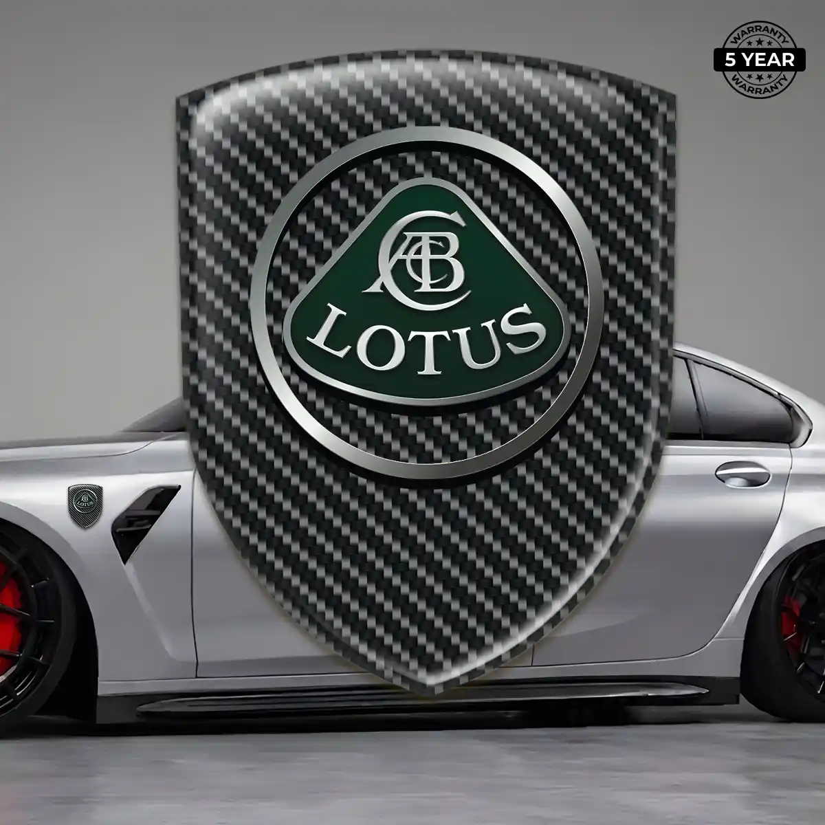 Lotus 3D Badge Sticker Elite Finish