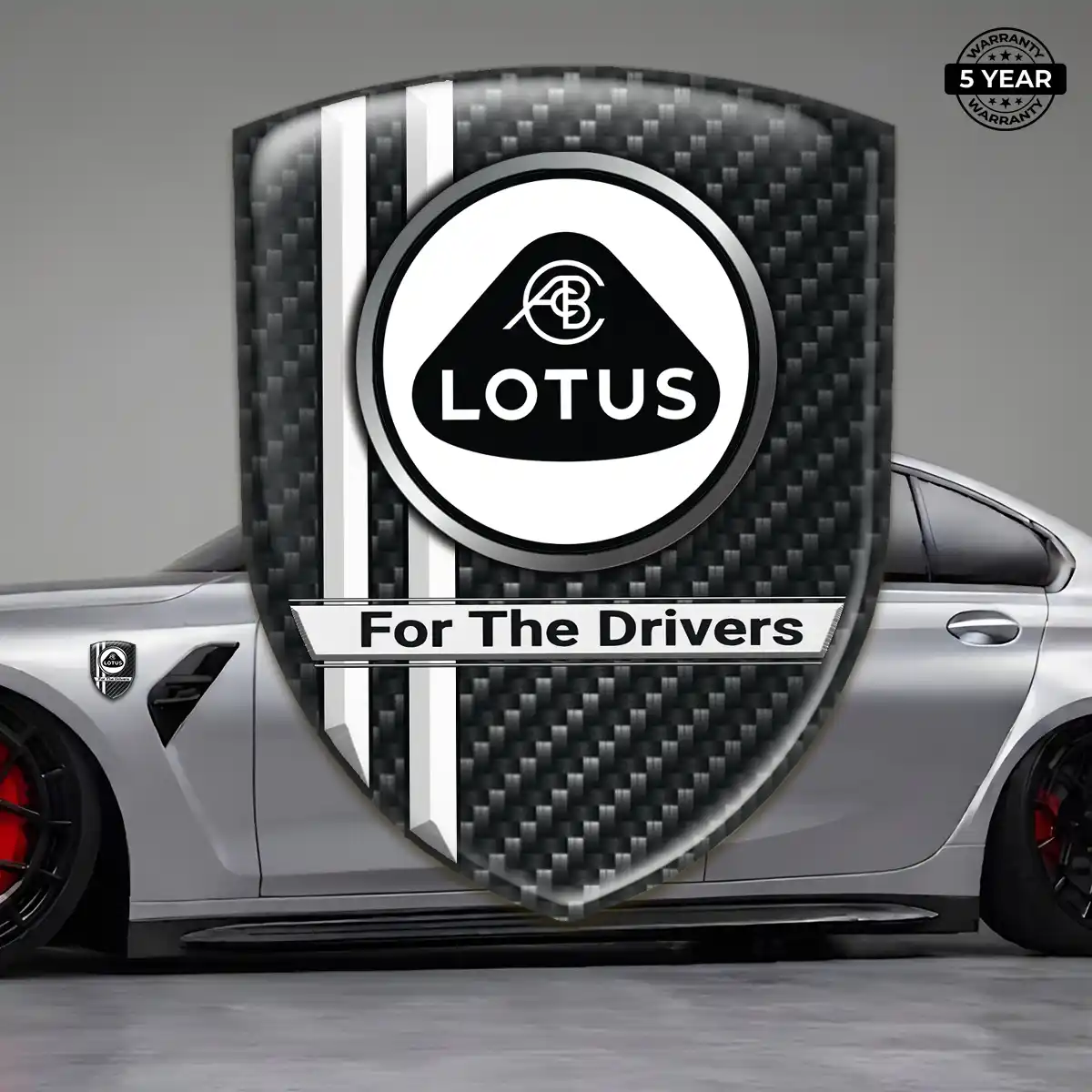 Lotus 3D Badge Sticker Exterior Luxe