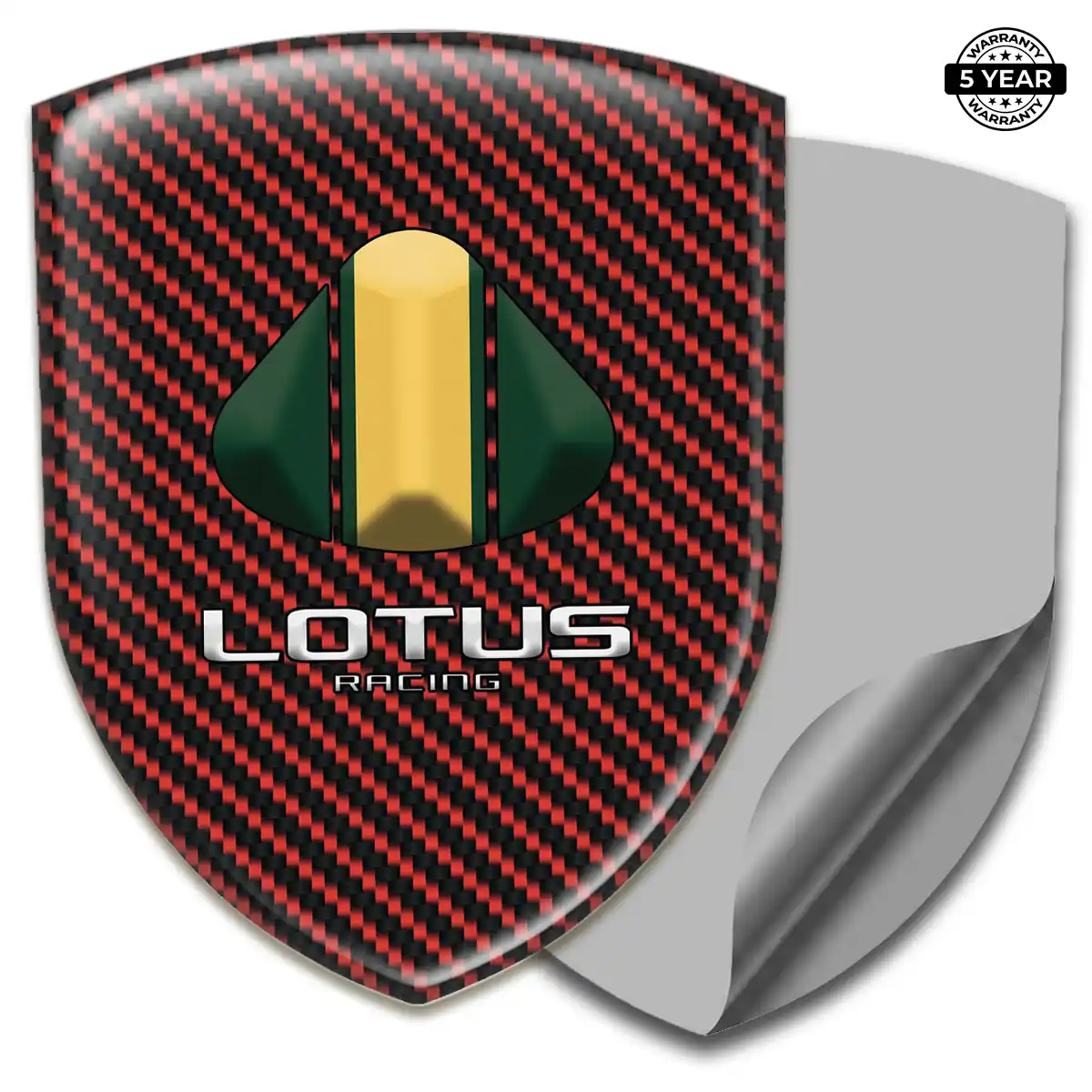 Lotus 3D Badge Sticker Interior Luxe