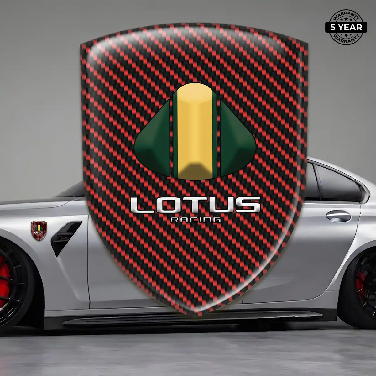 Lotus 3D Badge Sticker Interior Luxe