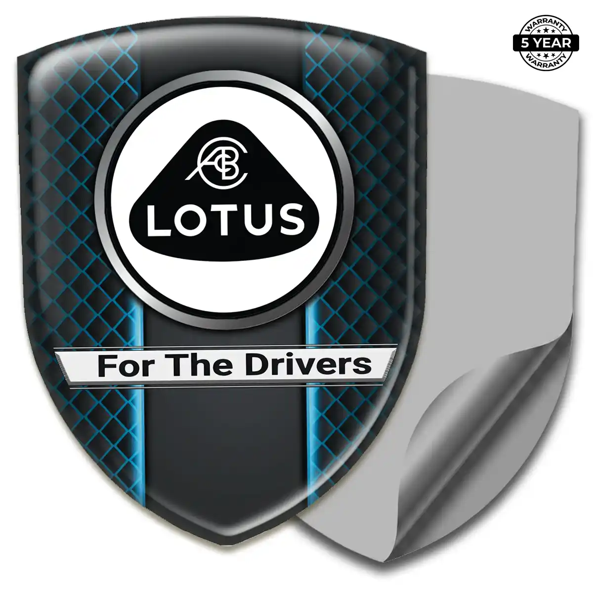 Lotus 3D Badge Sticker Opulent Line