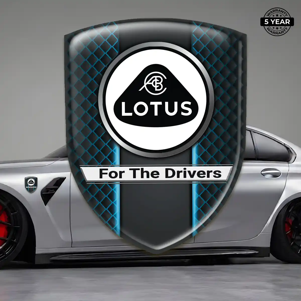 Lotus 3D Badge Sticker Opulent Line