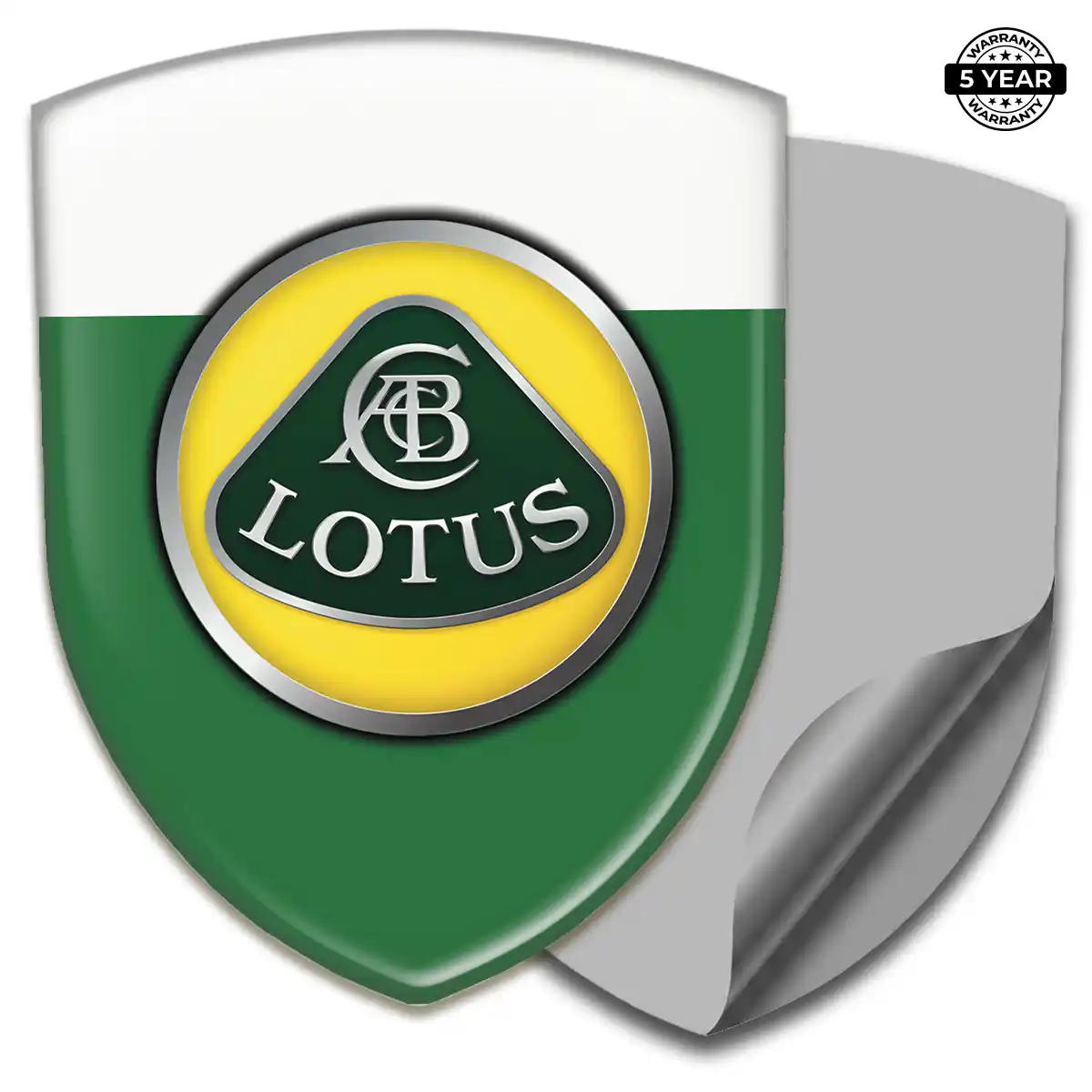 Lotus 3D Domed Sticker Cabin Style