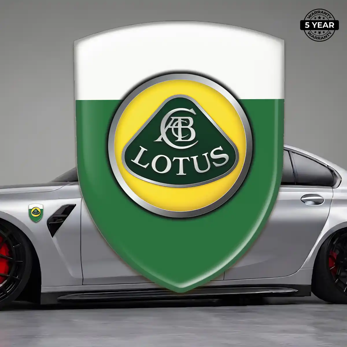 Lotus 3D Domed Sticker Cabin Style