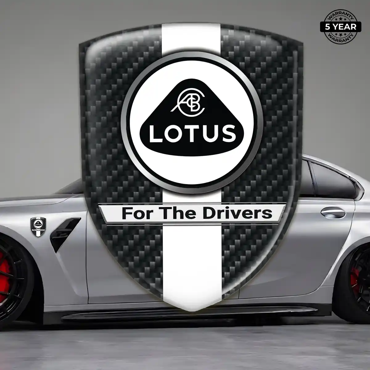 Lotus 3D Domed Sticker Noble Edition