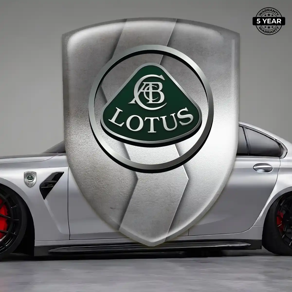 Lotus 3D Domed Sticker Opulent Line