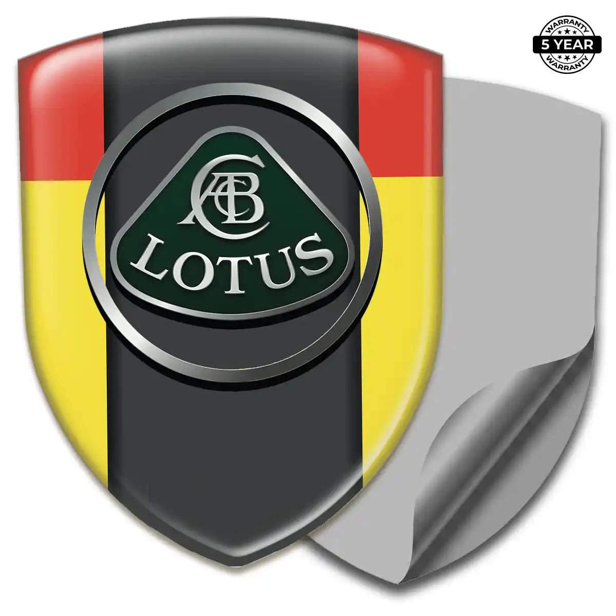 Lotus 3D Domed Sticker Outer Style