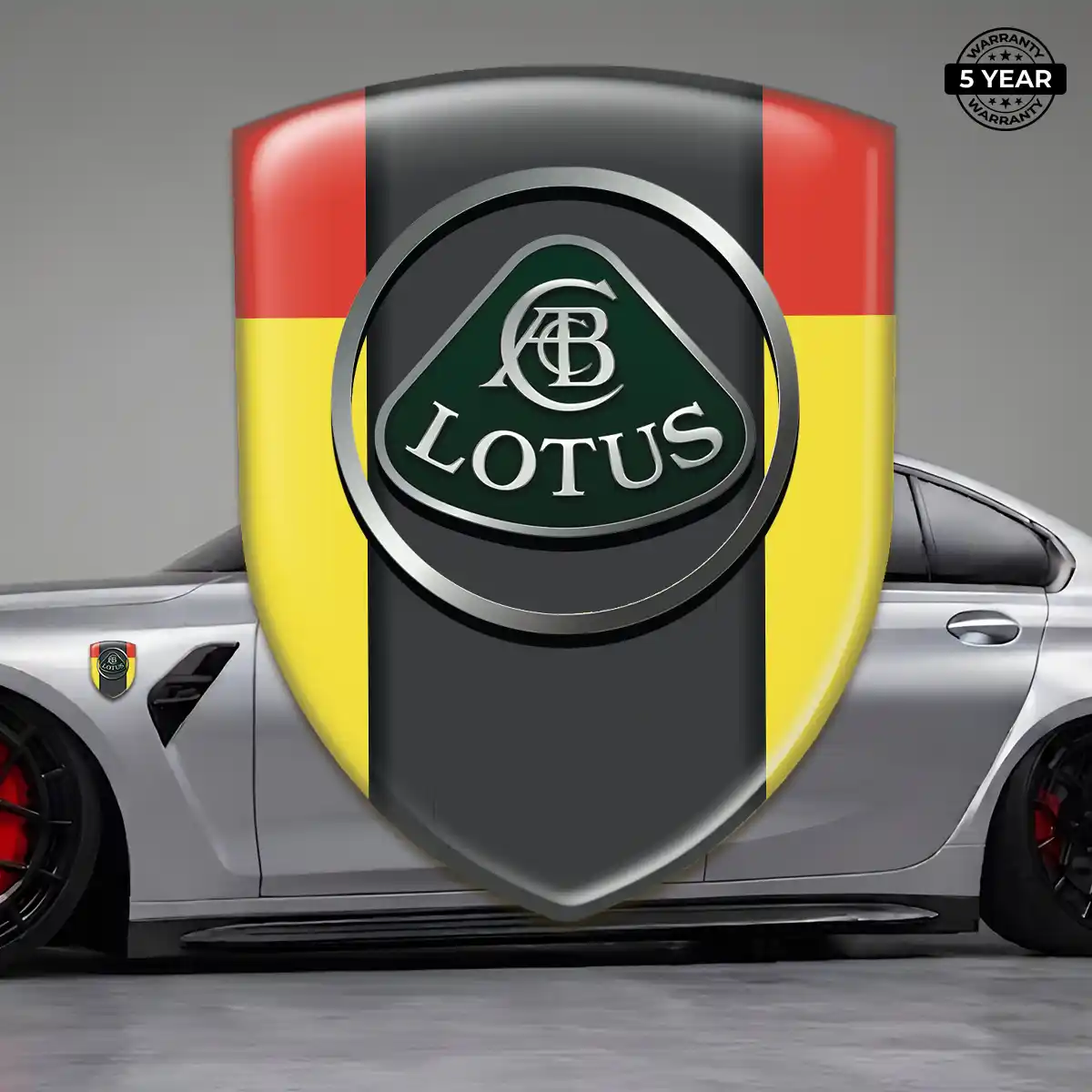 Lotus 3D Domed Sticker Outer Style