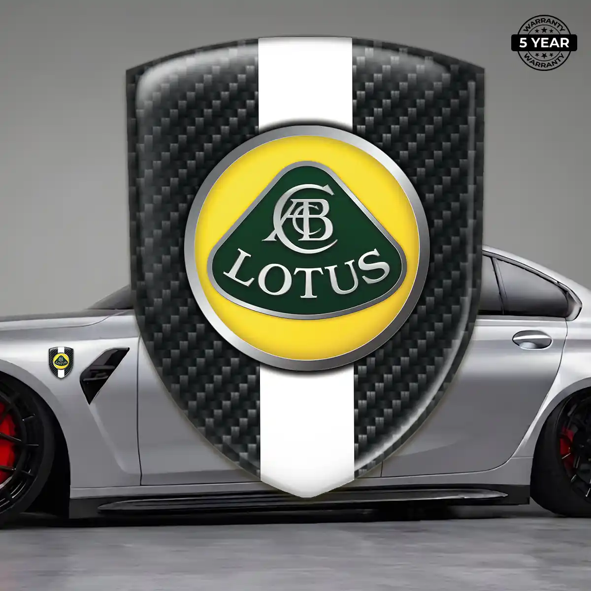 Lotus 3D Domed Sticker Prestige Line