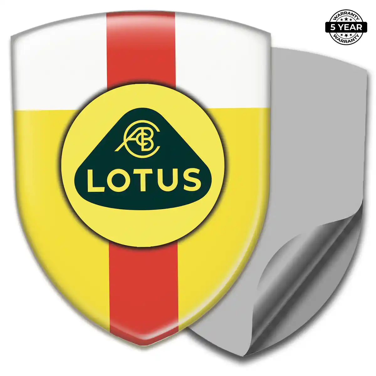 Lotus 3D Domed Sticker Resin Elite
