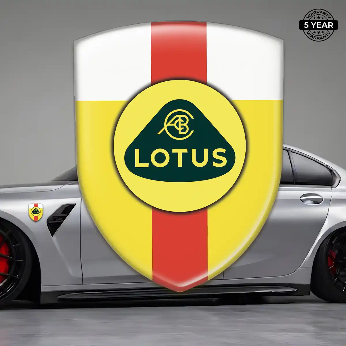 Lotus 3D Domed Sticker Resin Elite
