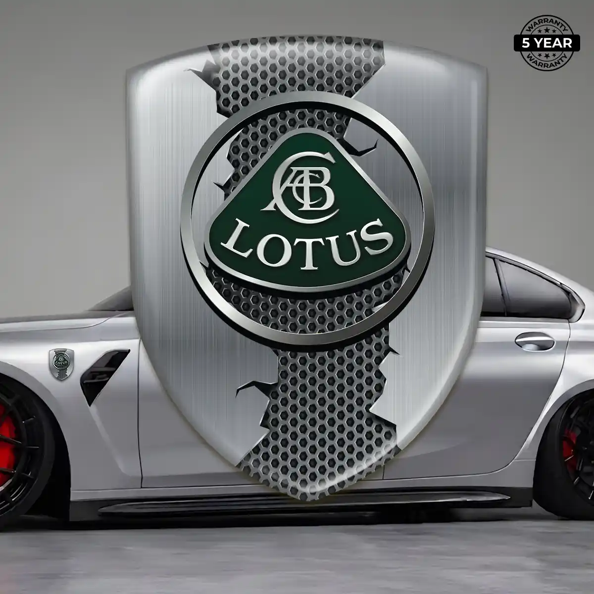 Lotus 3D Emblem Sticker Elite Edition