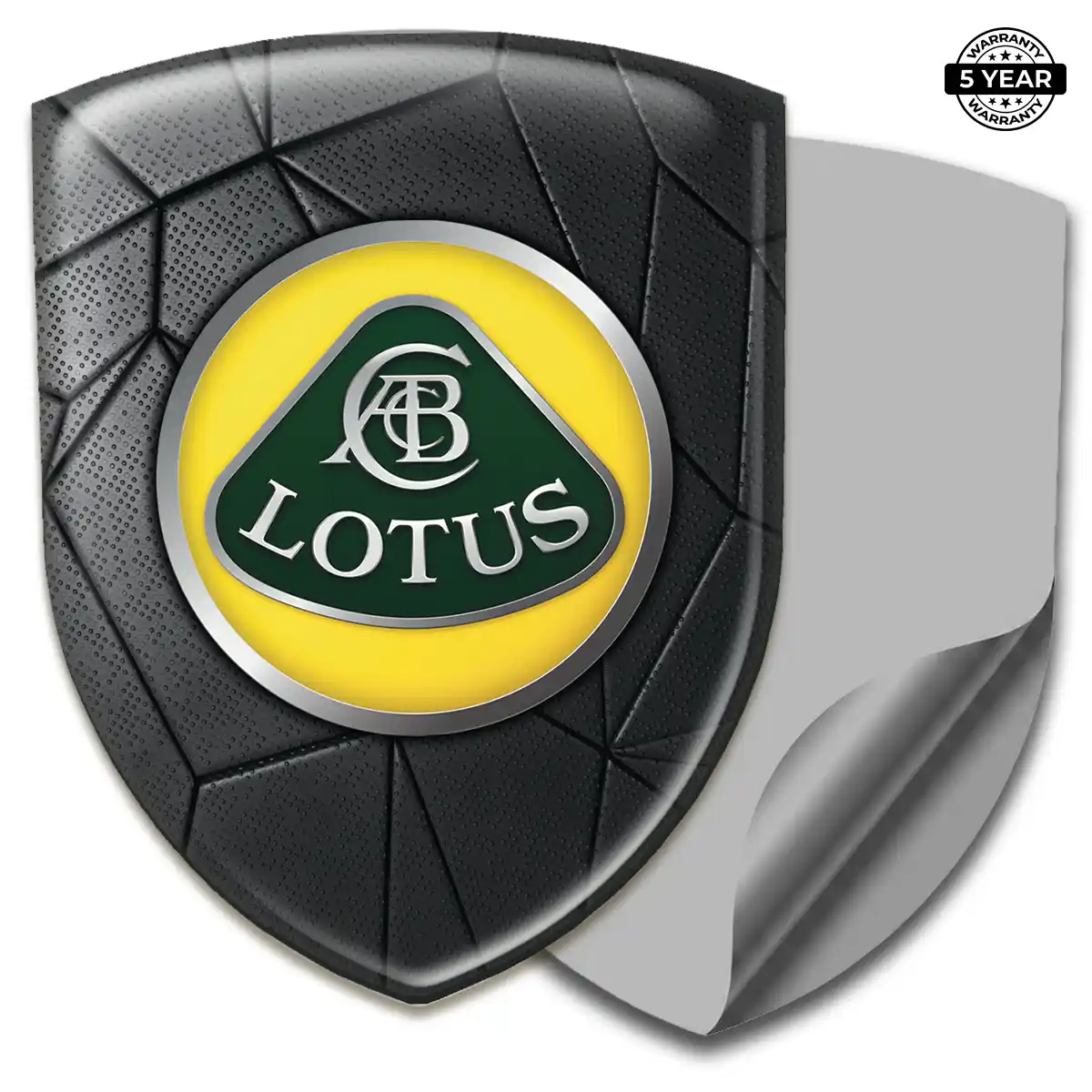 Lotus 3D Emblem Sticker Opulent Line