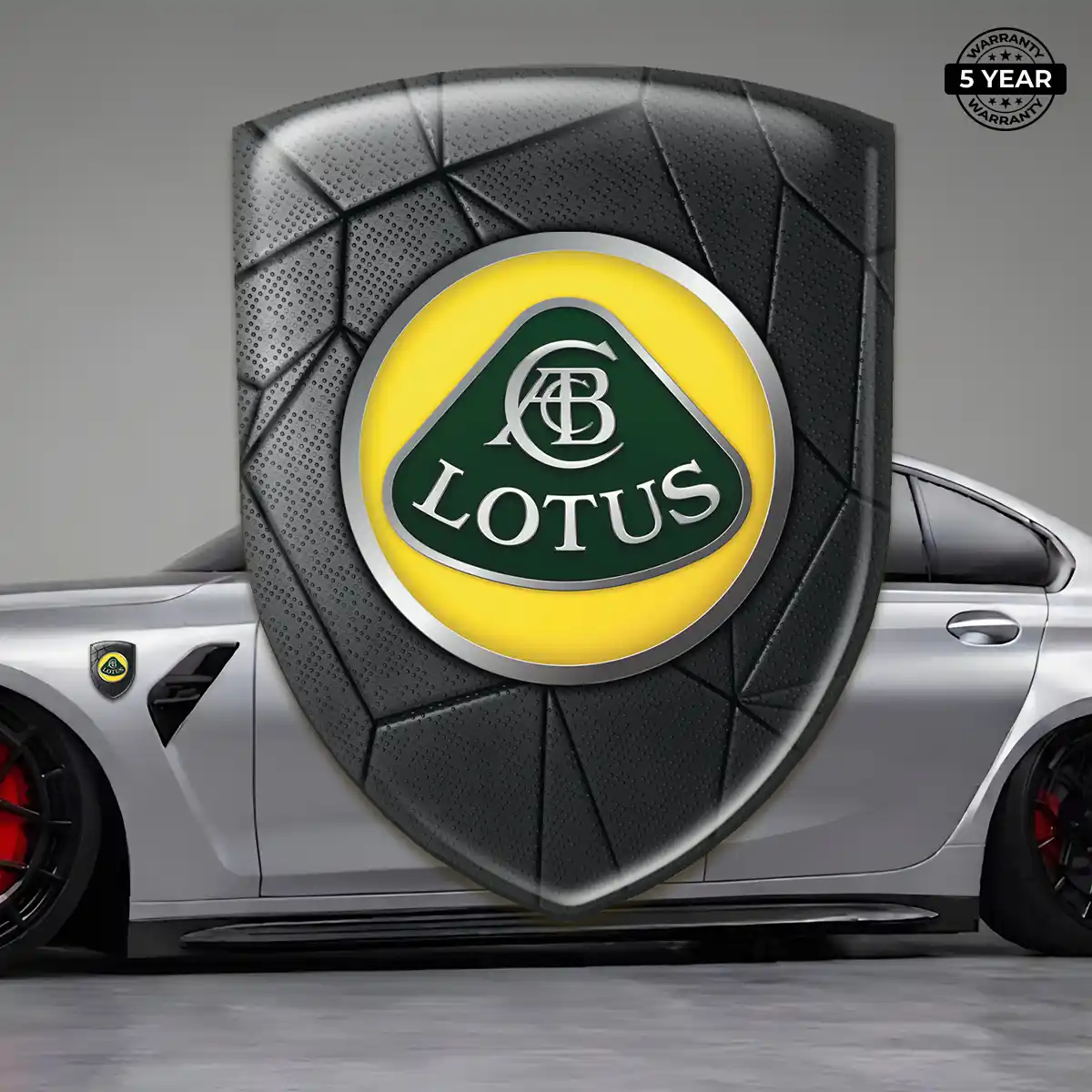 Lotus 3D Emblem Sticker Opulent Line