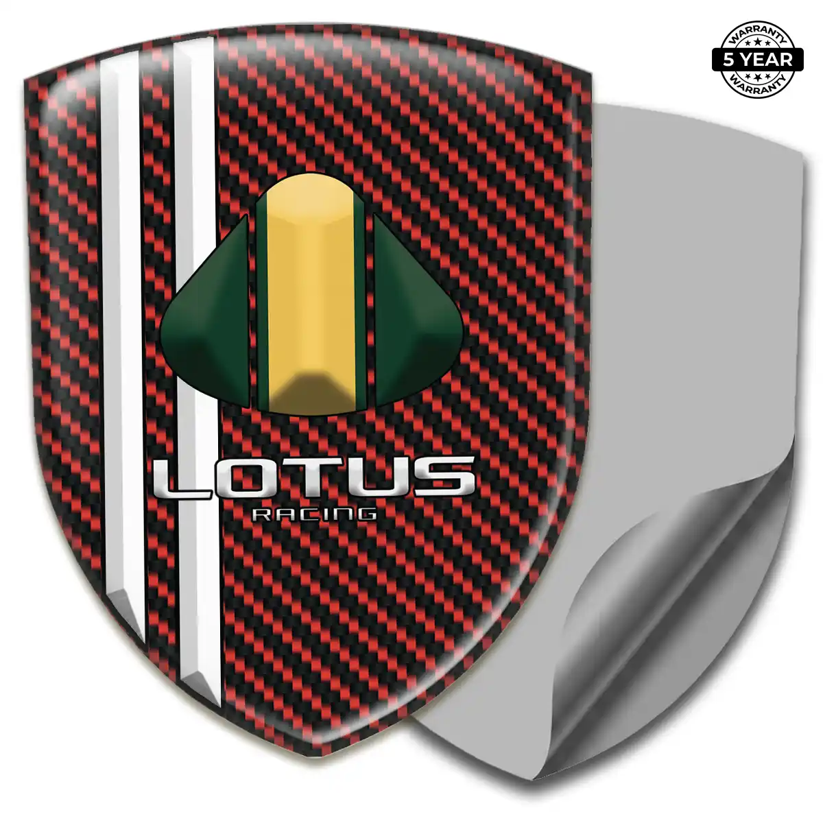 Lotus 3D Emblem Sticker Outer Style