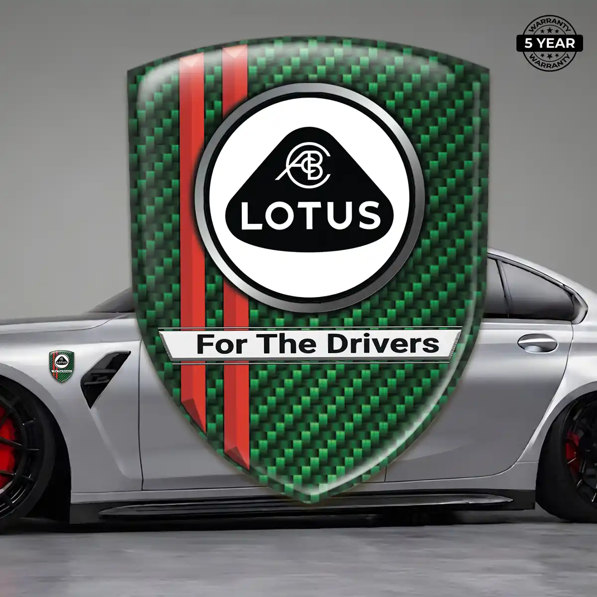 Lotus 3D Emblem Sticker Prime Quality