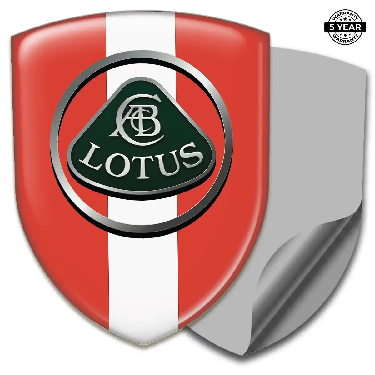 Lotus 3D Emblem Sticker Resin Elite