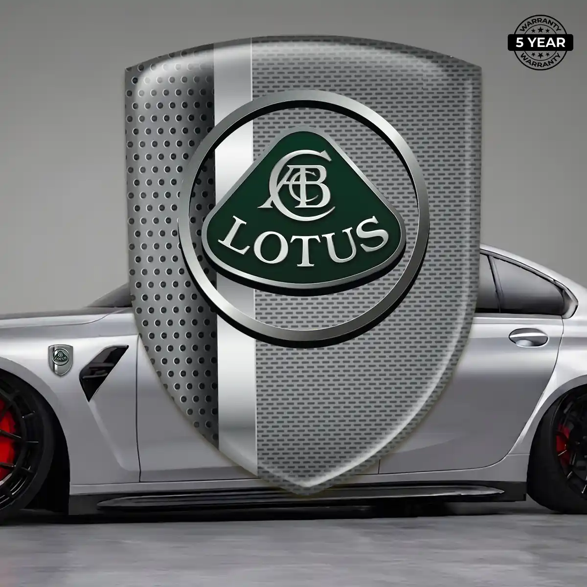 Lotus 3D Emblem Sticker Superior Craft