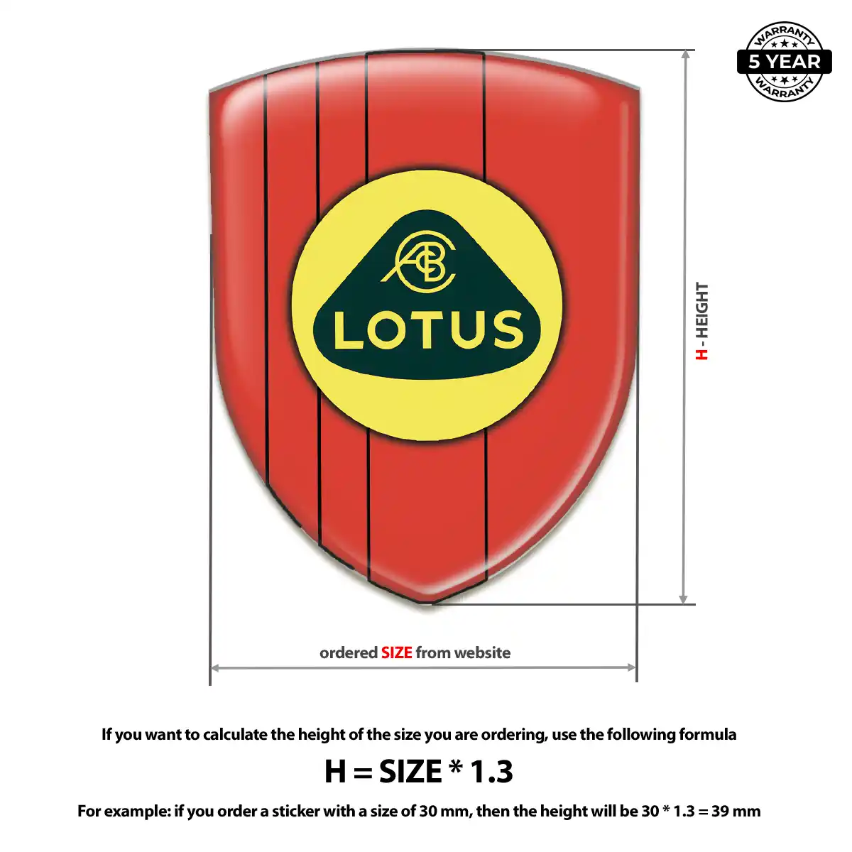 Lotus 3D Gel Sticker Interior Elegance