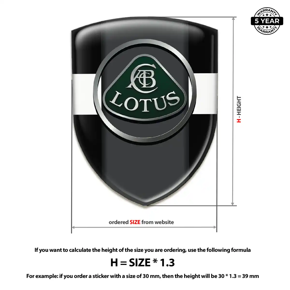Lotus 3D Gel Sticker Noble Edition