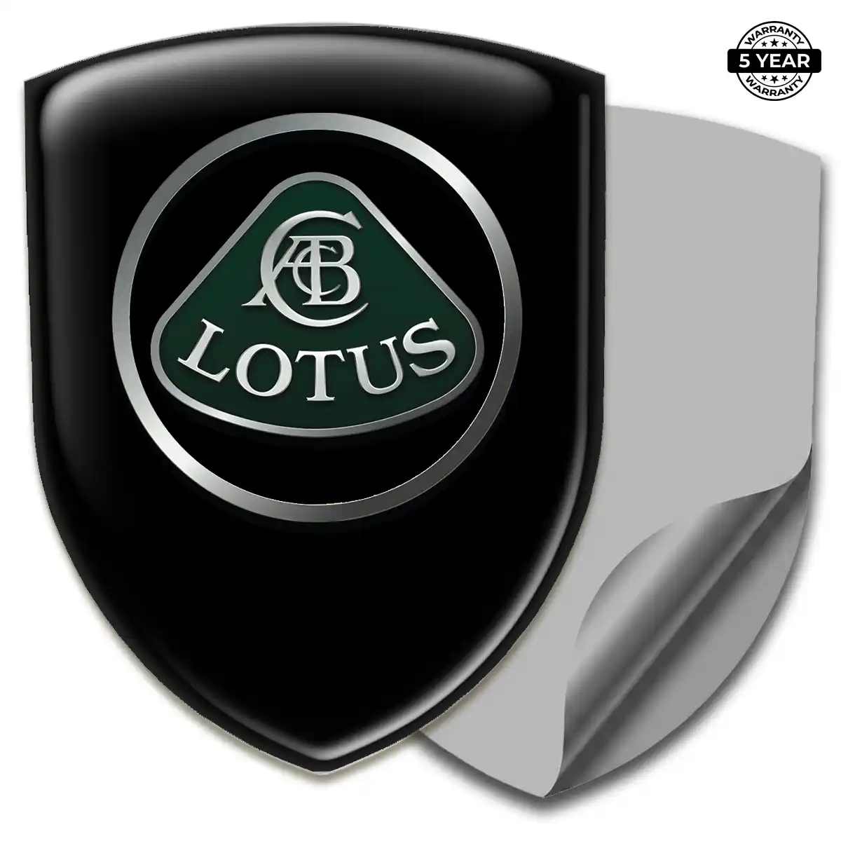 Lotus 3D Gel Sticker Premium Dome