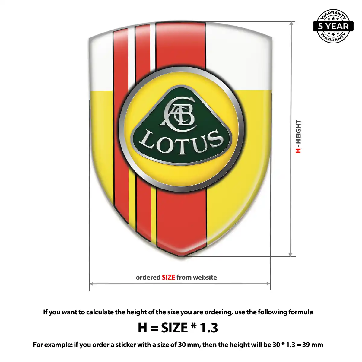 Lotus 3D Gel Sticker Resin Elite