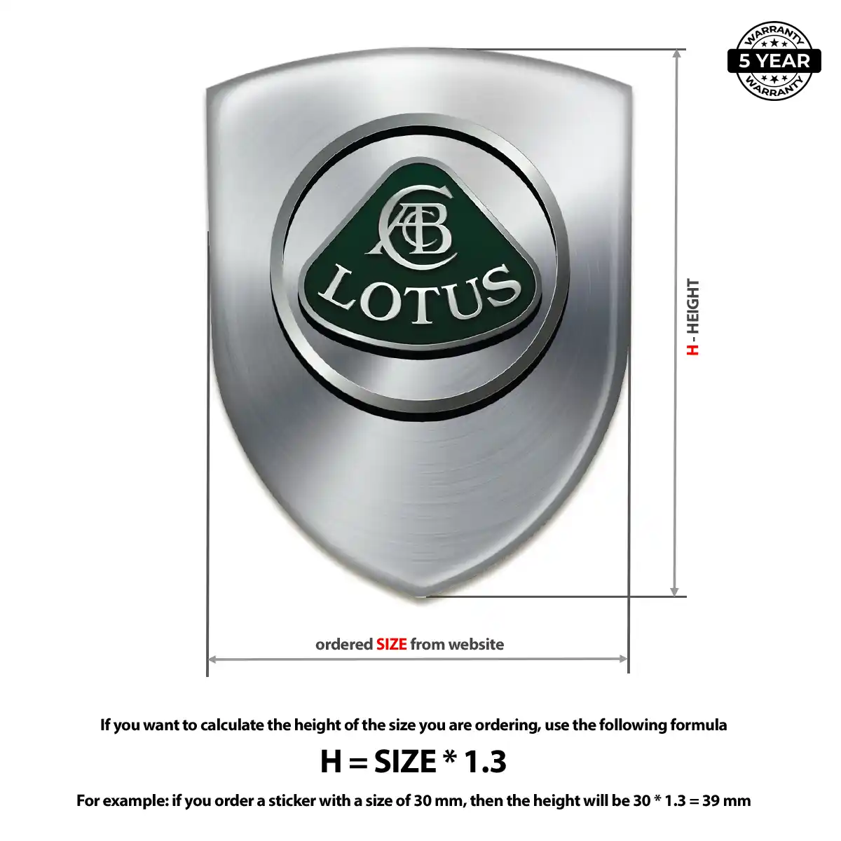 Lotus 3D Gel Sticker Resin Luxe