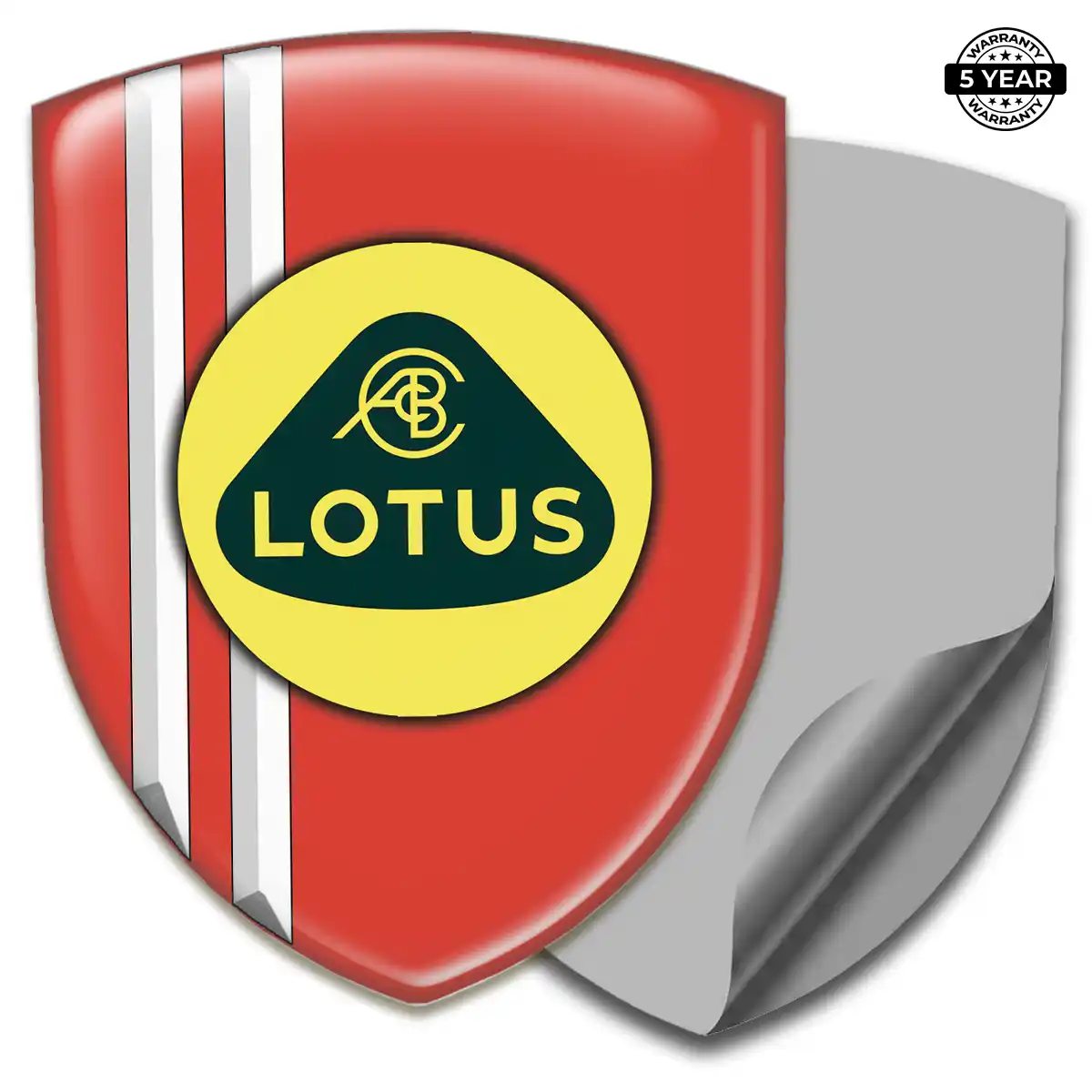 Lotus 3D Gel Sticker Sleek Style