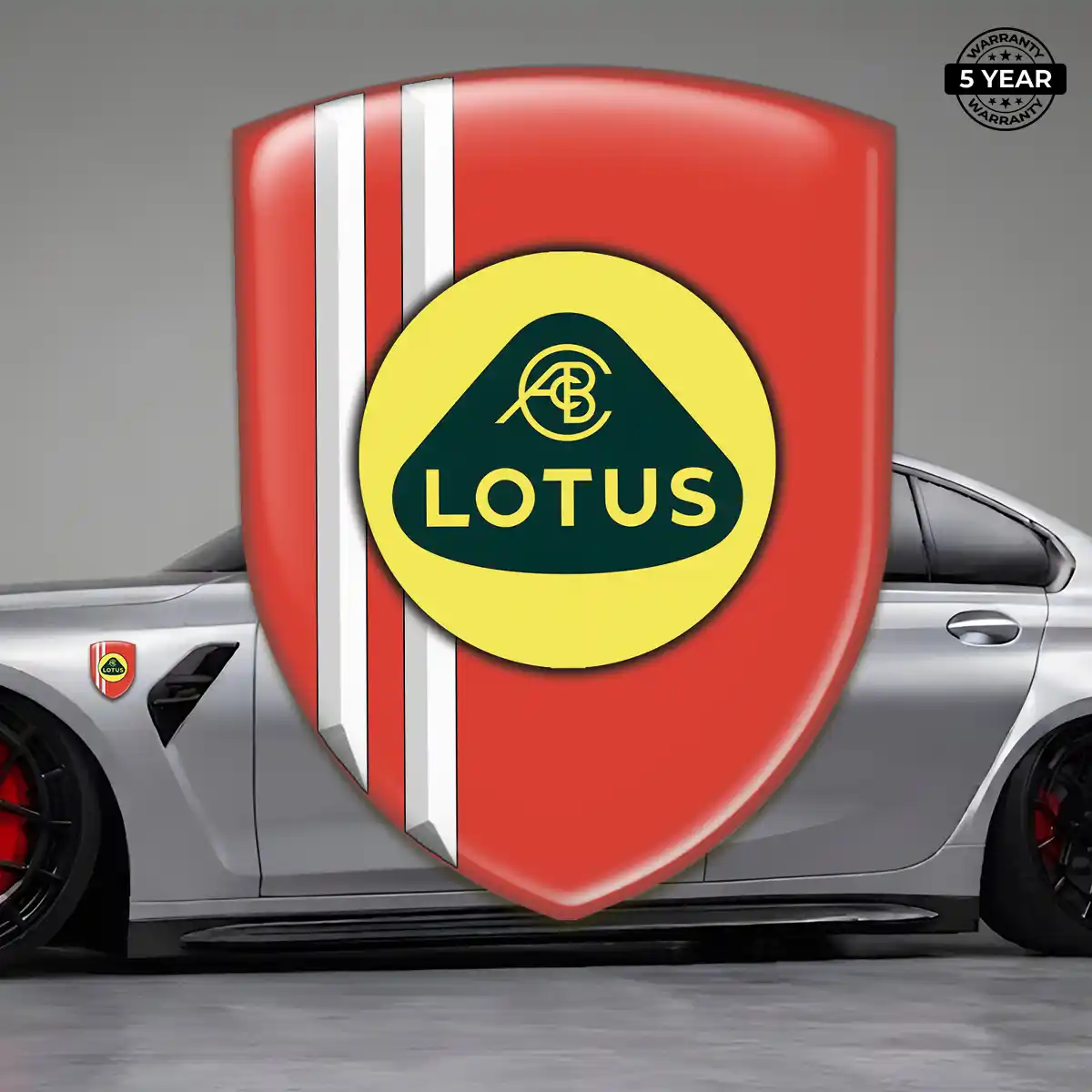 Lotus 3D Gel Sticker Sleek Style