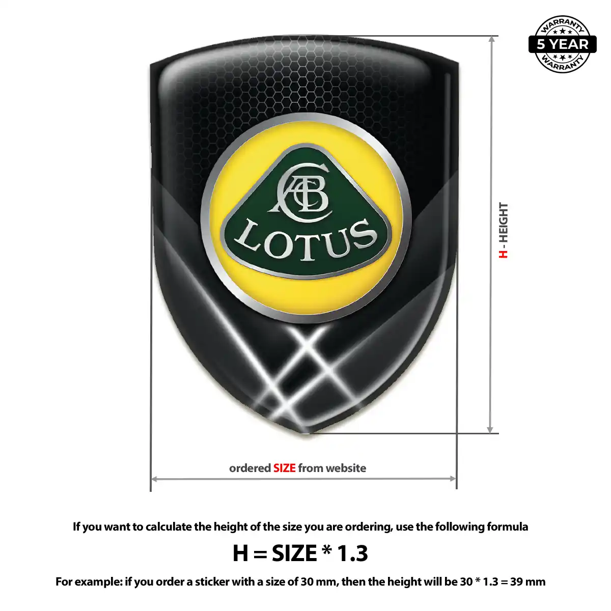 Lotus 3D Gel Sticker Superior Craft