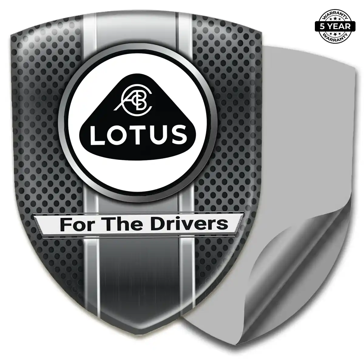 Lotus 3D Logo Sticker Cabin Style