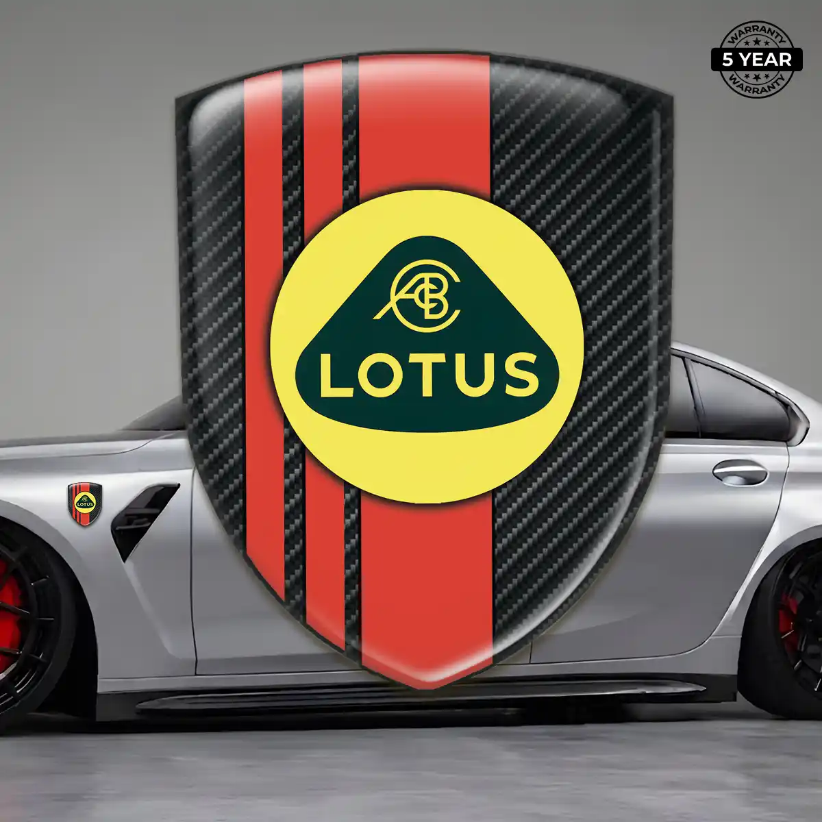 Lotus 3D Logo Sticker Exterior Luxe
