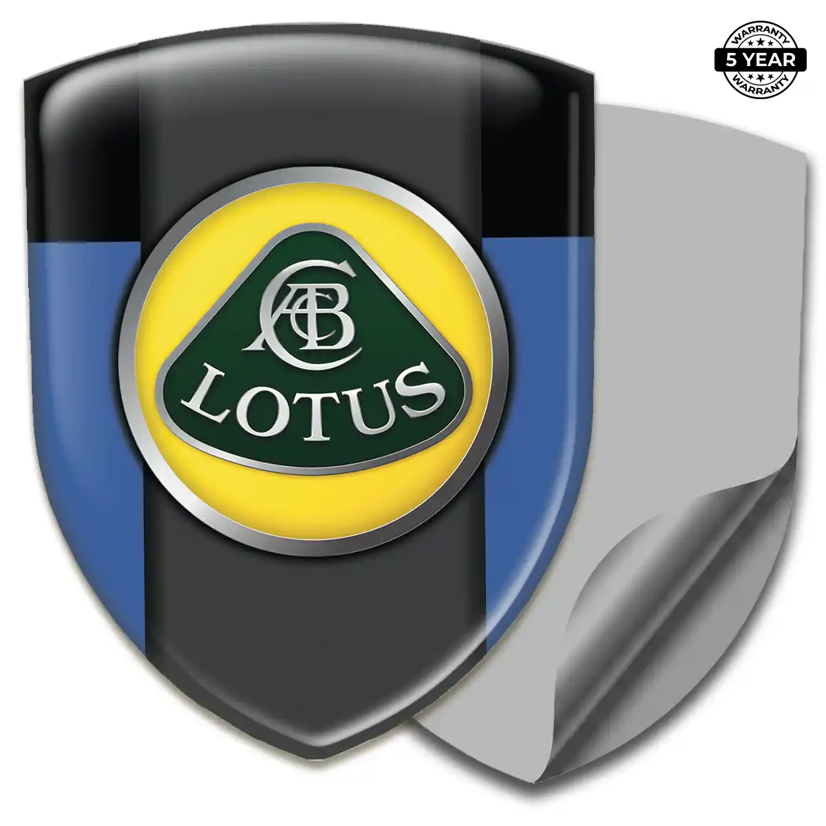Lotus 3D Logo Sticker Interior Luxe