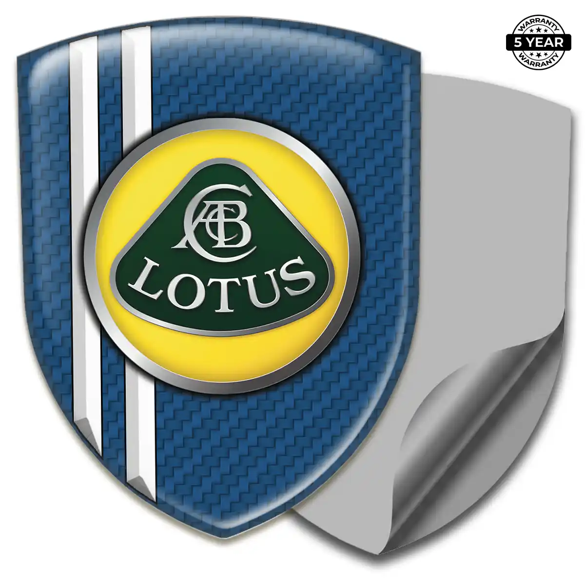 Lotus 3D Logo Sticker Outer Style