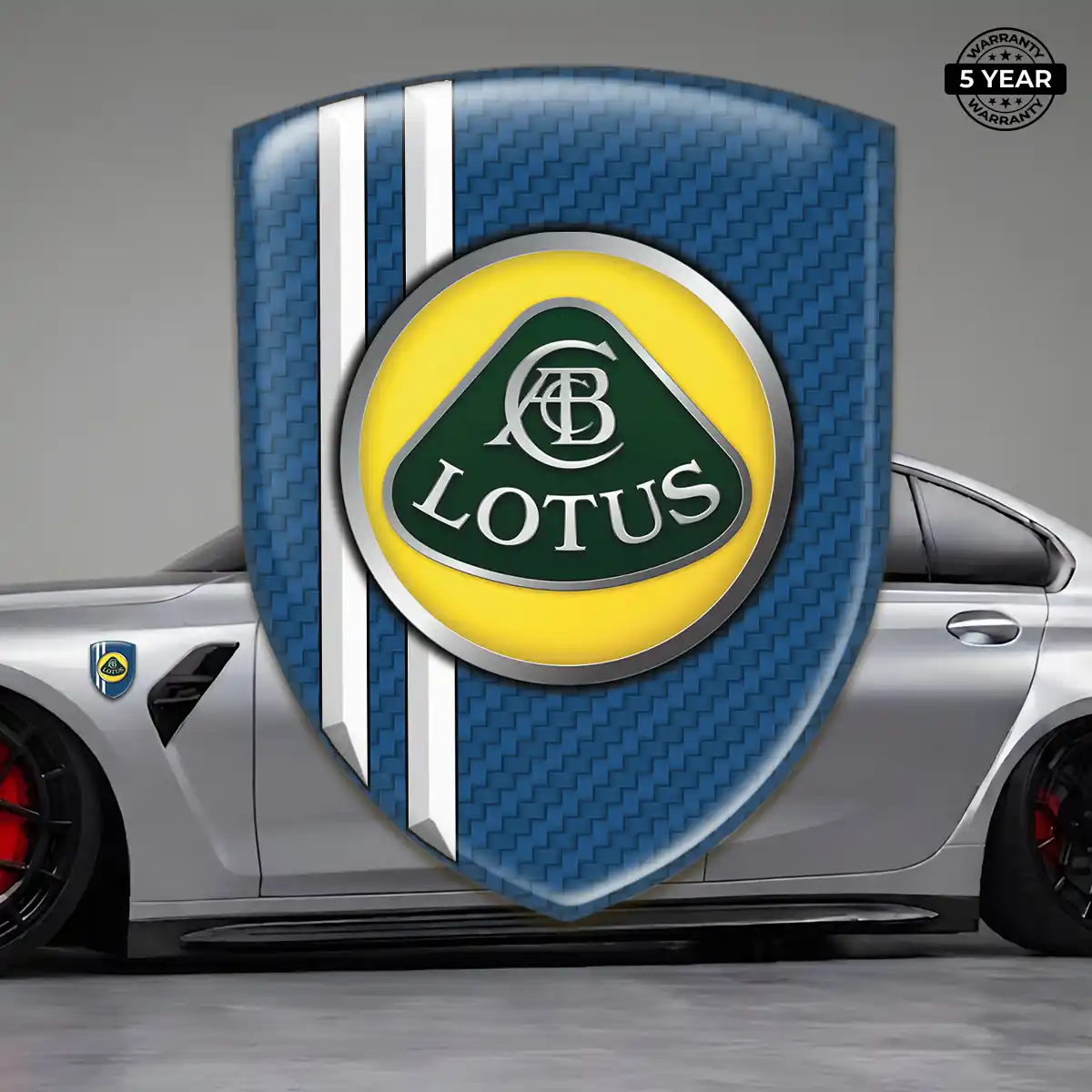 Lotus 3D Logo Sticker Outer Style