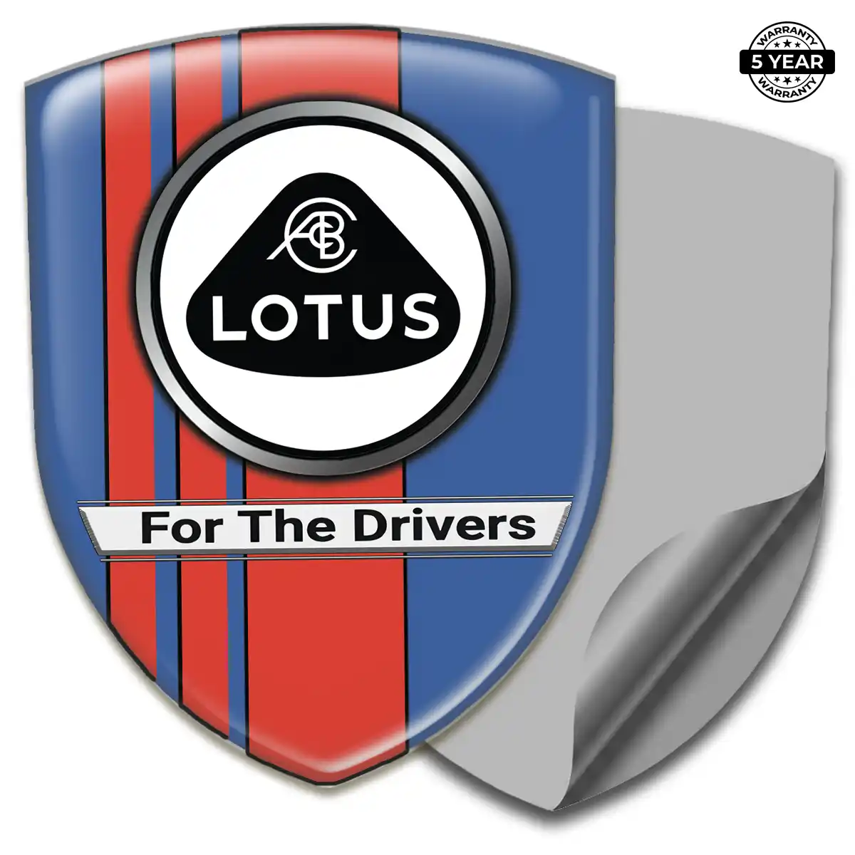 Lotus 3D Resin Sticker Cabin Style