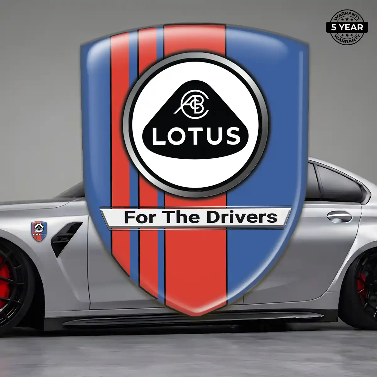 Lotus 3D Resin Sticker Cabin Style