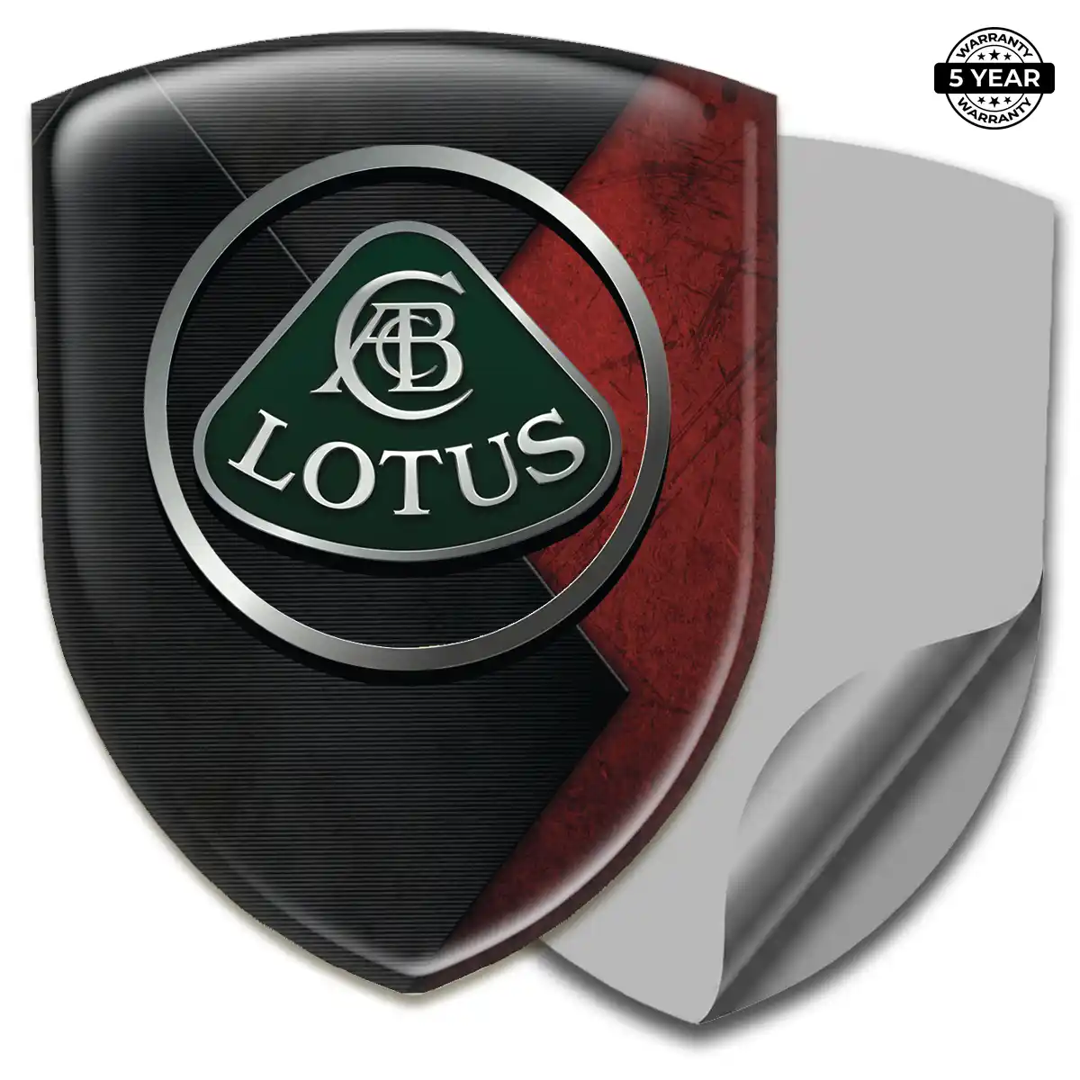 Lotus 3D Resin Sticker Elite Finish