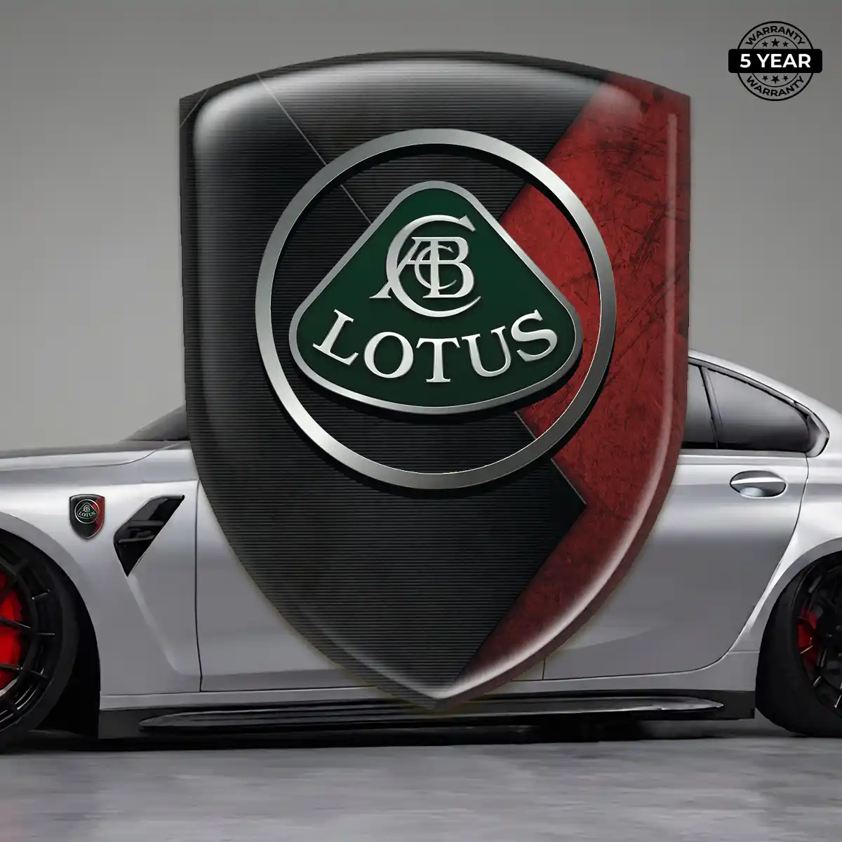 Lotus 3D Resin Sticker Elite Finish