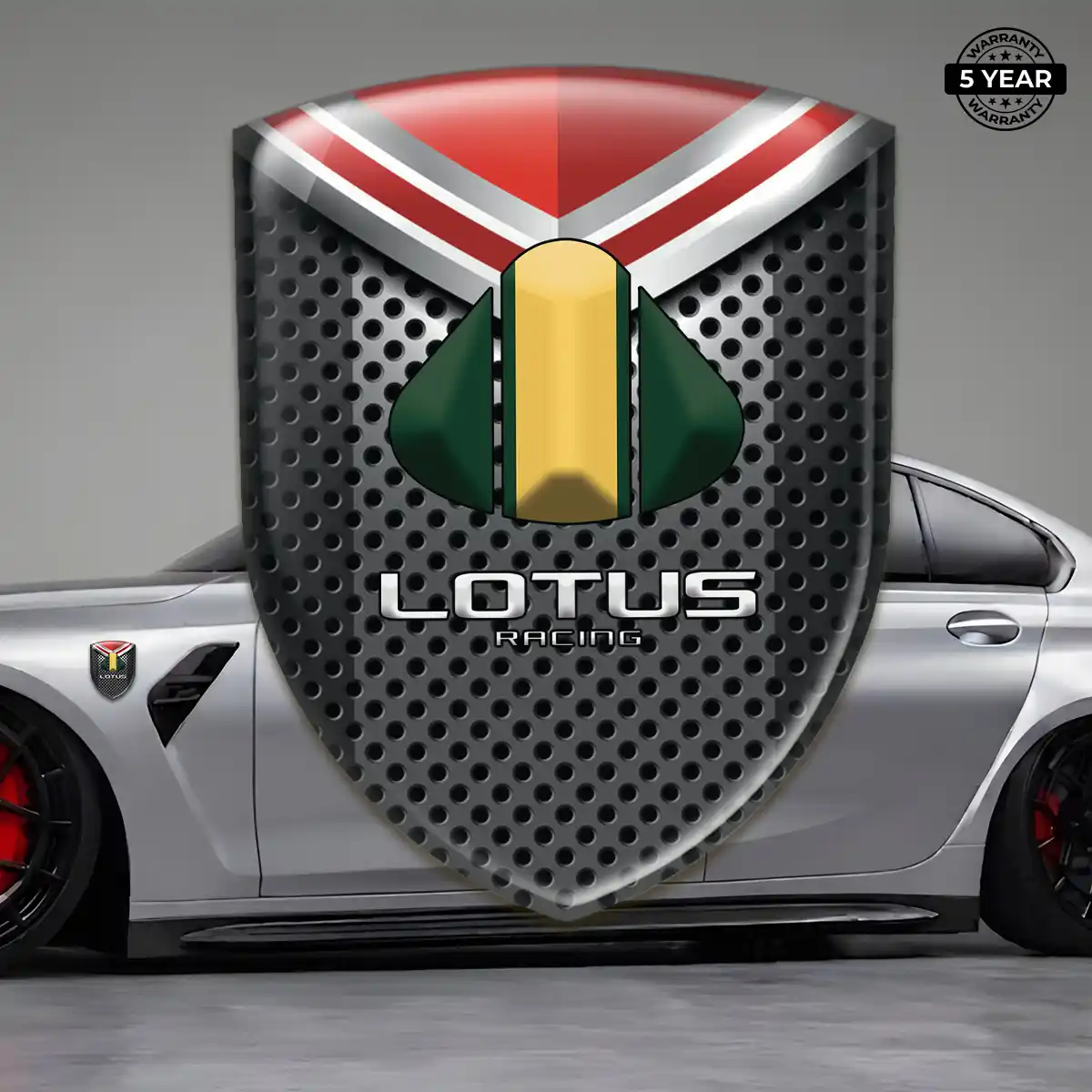 Lotus 3D Resin Sticker Exterior Luxe