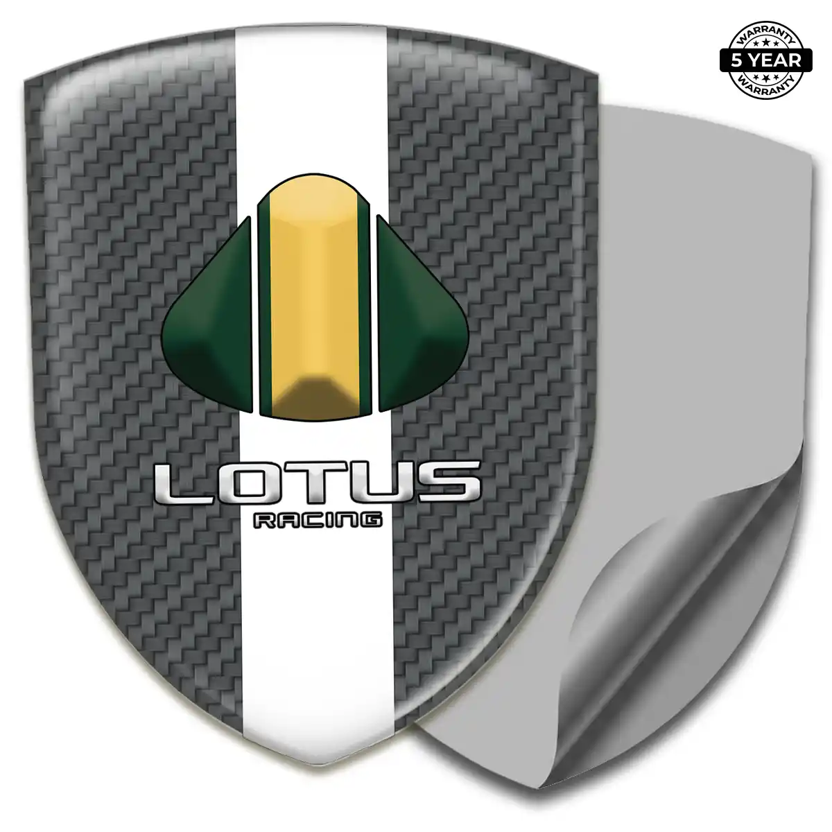 Lotus 3D Resin Sticker Interior Elegance