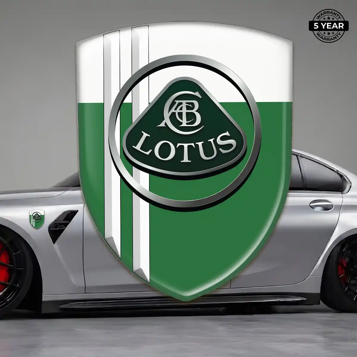 Lotus 3D Resin Sticker Interior Luxe