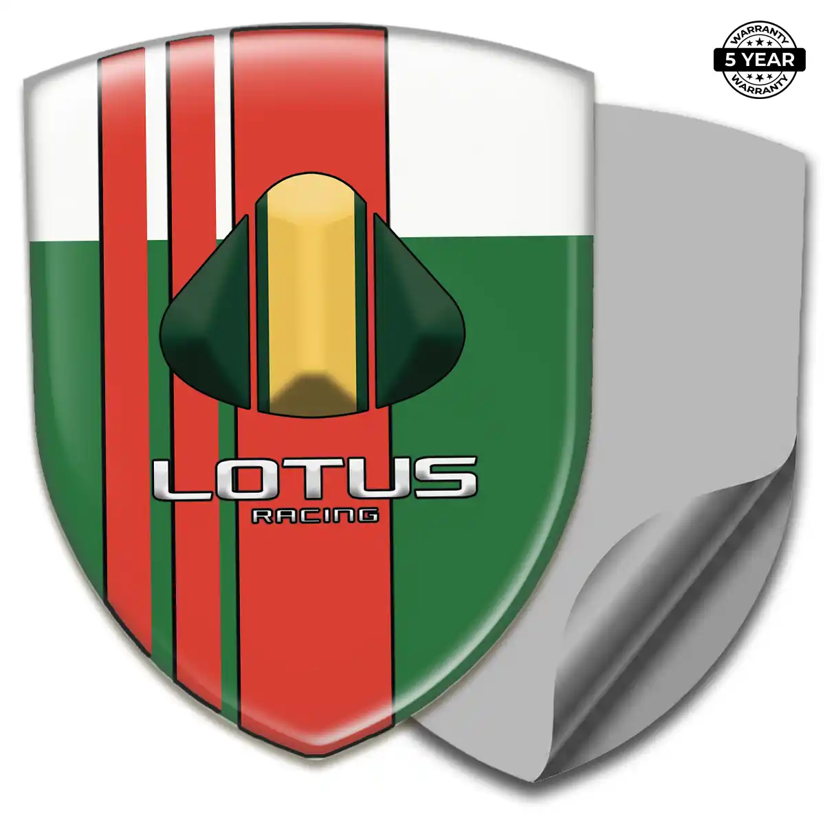 Lotus 3D Resin Sticker Premium Dome