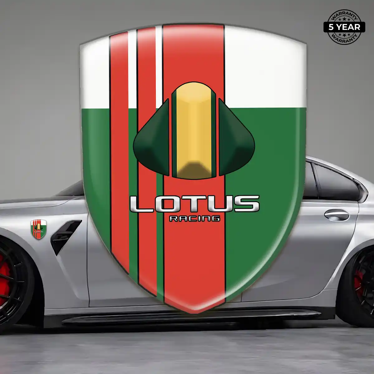 Lotus 3D Resin Sticker Premium Dome